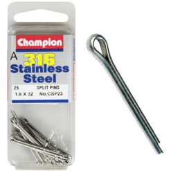 Tools Champion Stainless Steel Split Pins 3.2mm 3.2mm