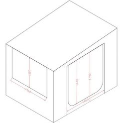 XTM 4x4 Accessories XTM 4x4 Accessories XTM Awning Tent 2m X 2.5m