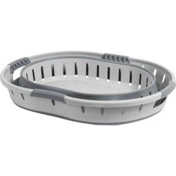Camping Cookware Companion Deluxe Pop Up Laundry Basket Grey