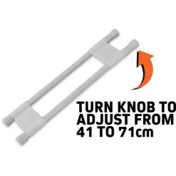 Accessories Explore Caravan & RV Double Fridge Bar 41-71cm